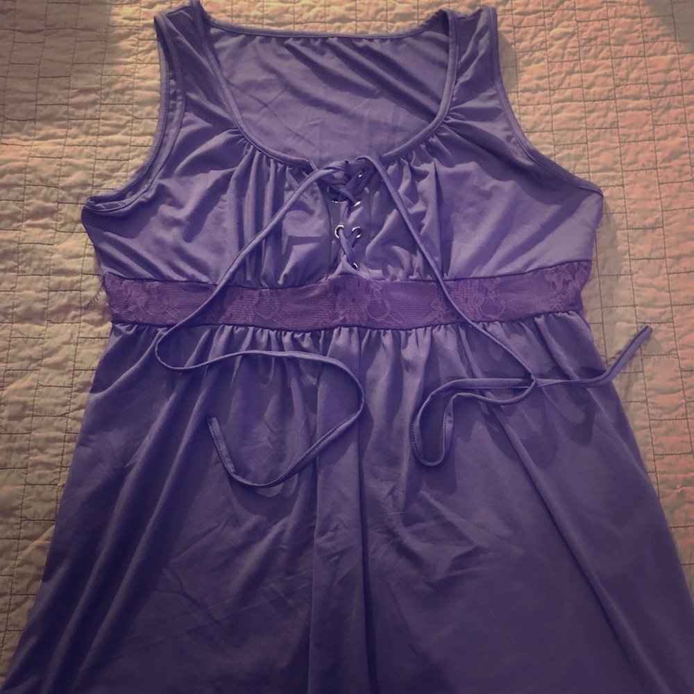 Purple Tank Top/Tunic